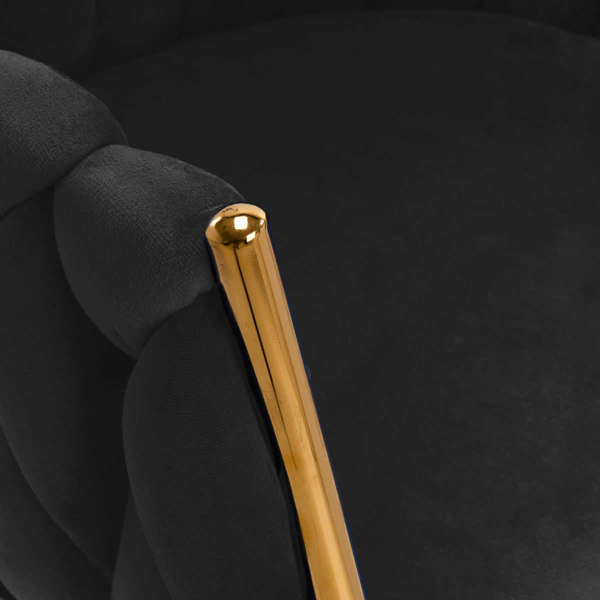 Makeup Stol QS-GW06G Velour Sort