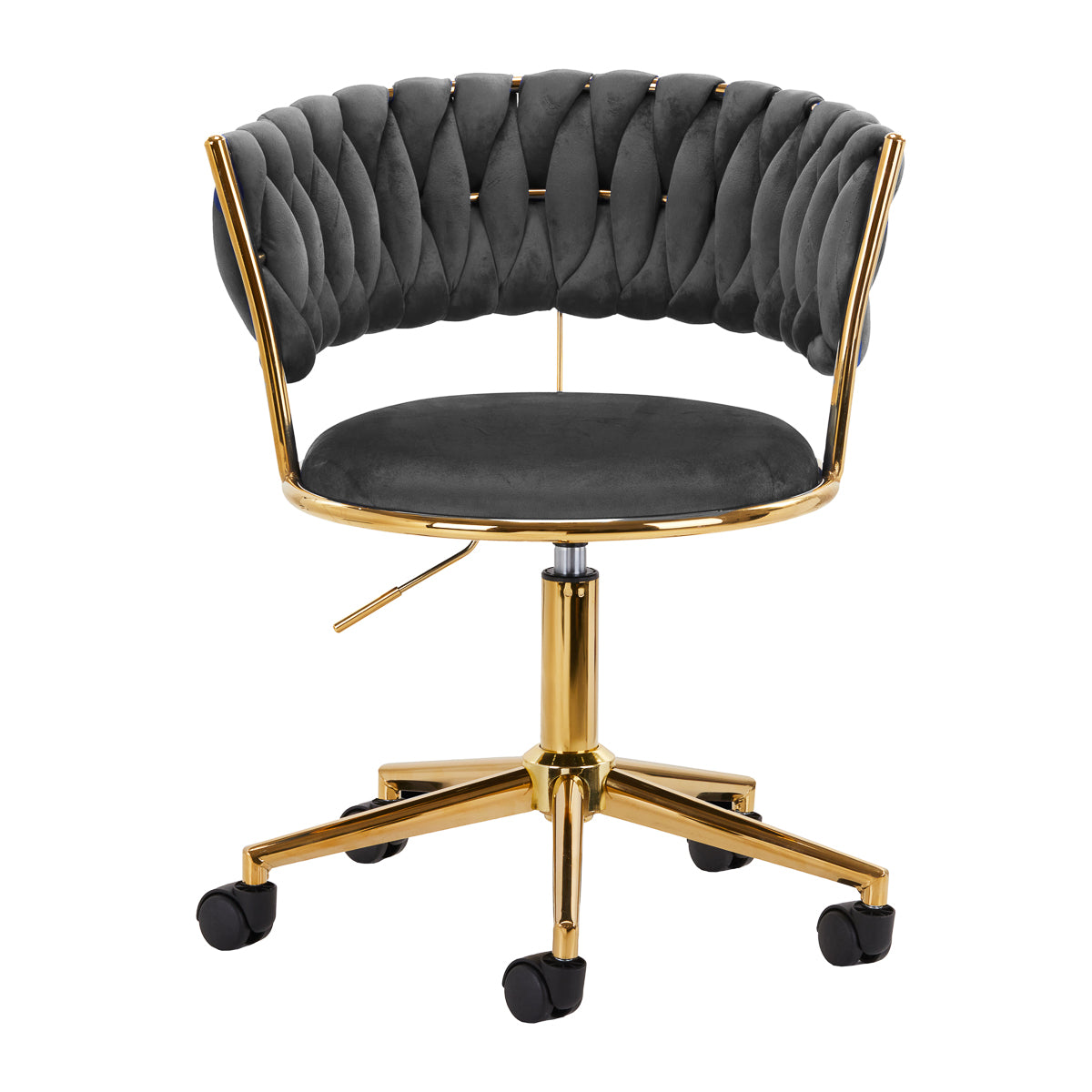 Swivel Chair QS-GW01G Velour Grey