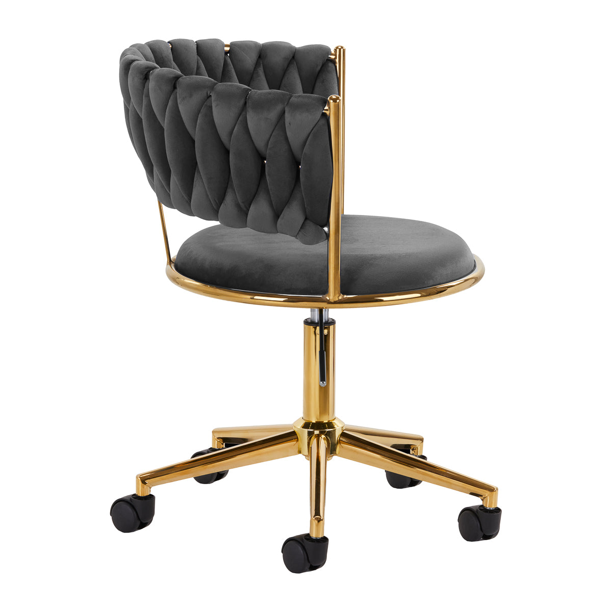 Swivel Chair QS-GW01G Velour Grey