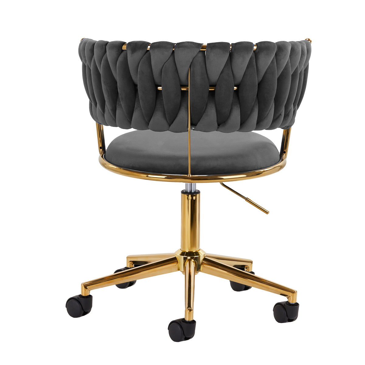 Swivel Chair QS-GW01G Velour Grey