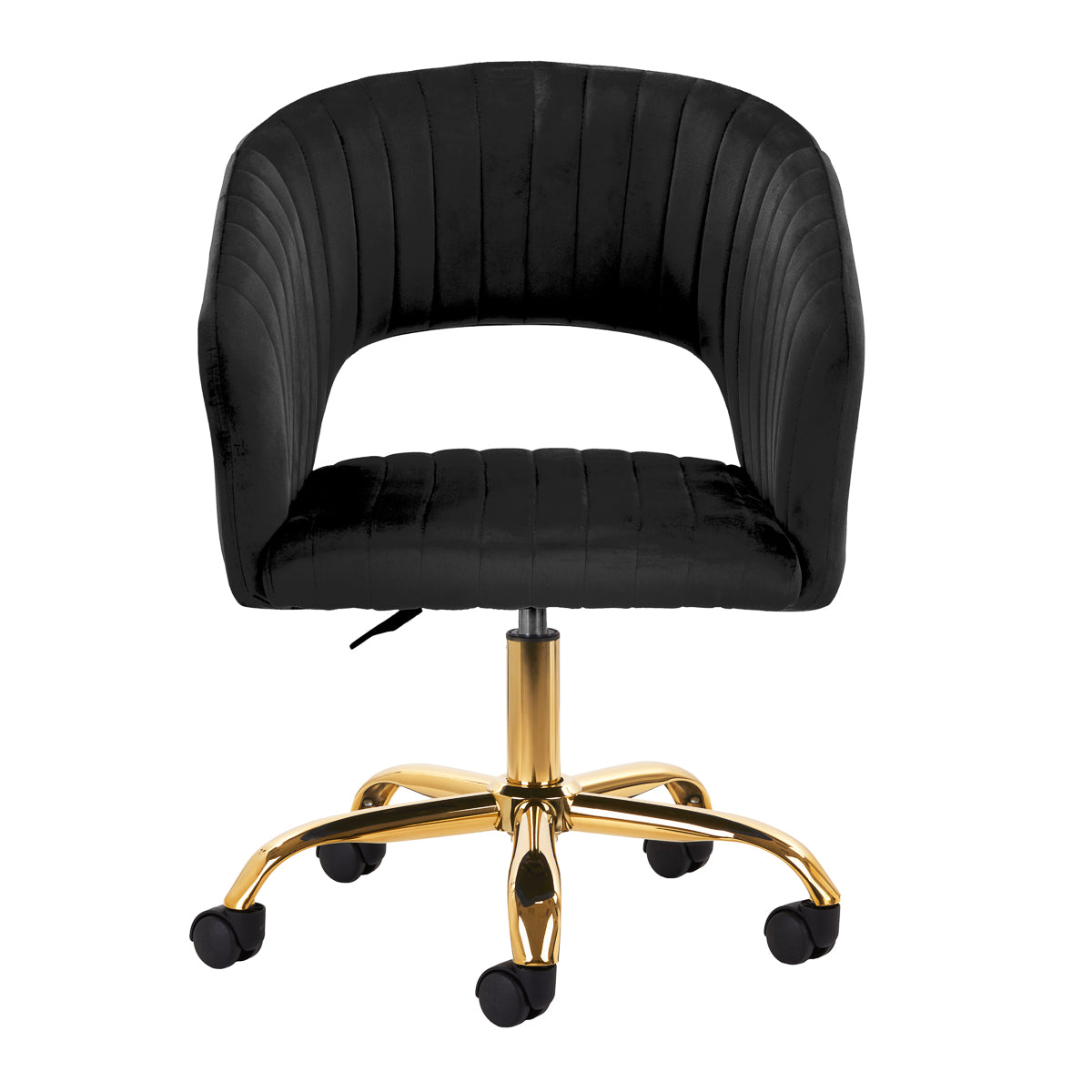 Swivel Chair QS-OF212G Velour Black