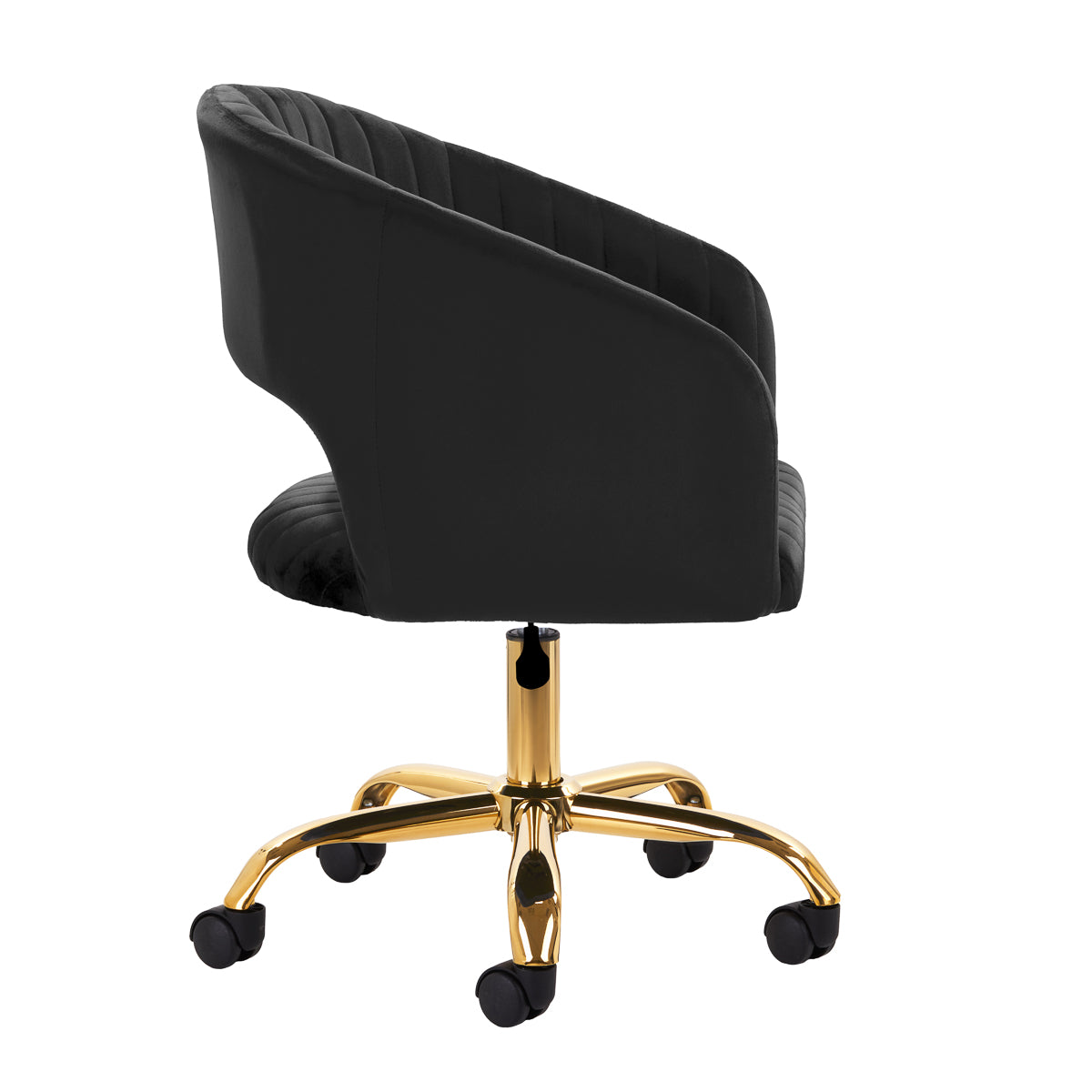 Swivel Chair QS-OF212G Velour Black