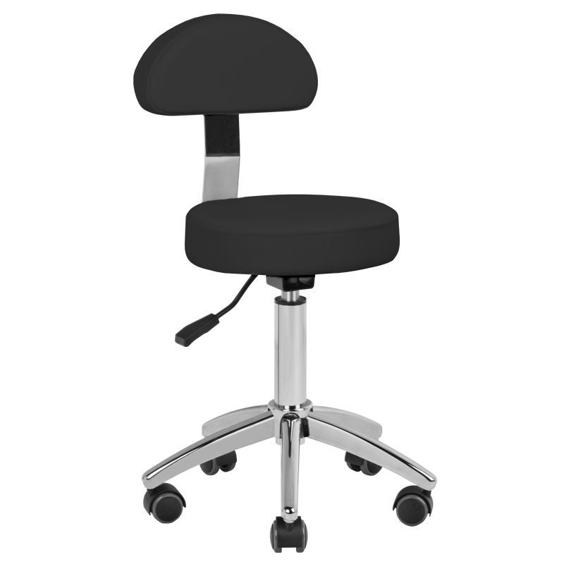 Elektrisk kosmetikstol SILLON Lux 273b med taburet 304, sort