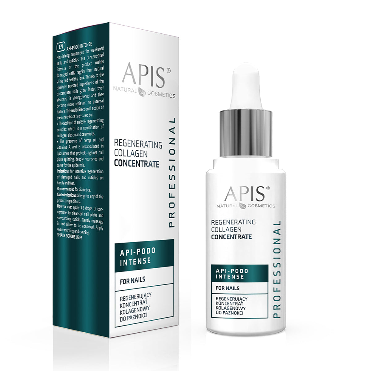 Api-Podo Intense - Regenerating collagen koncentrat til negle - Next Cosmeitcs