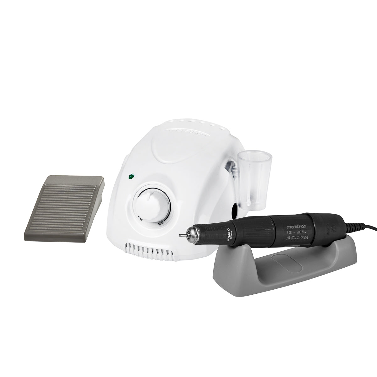 Elektrisk Neglefil - Saeyang Marathon 3 Champion Hvid + SH37LN