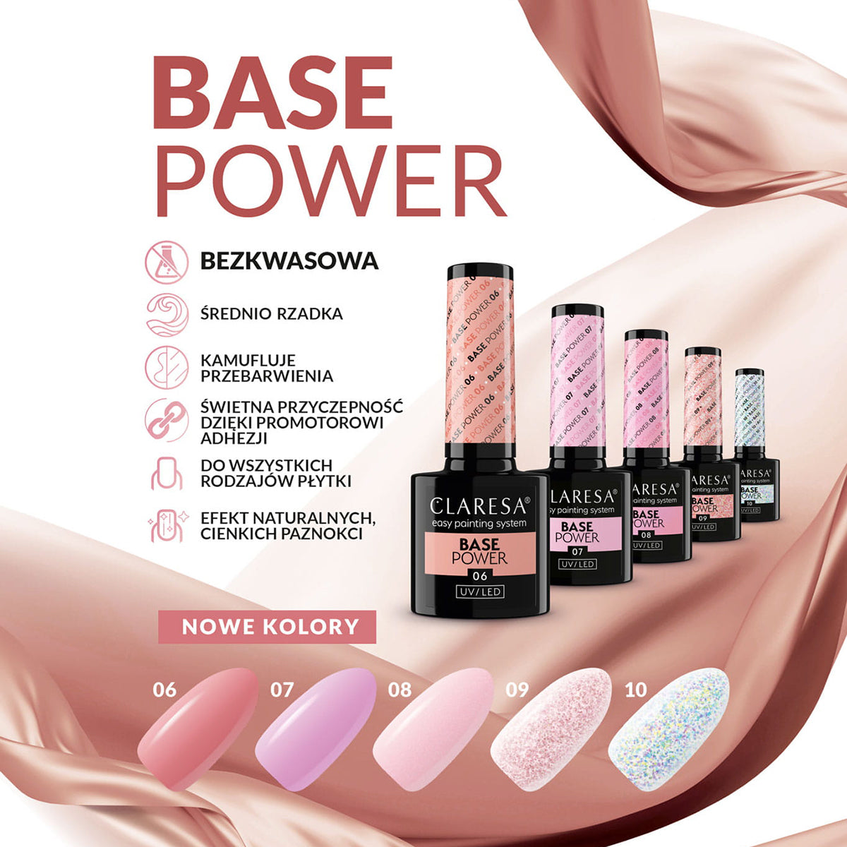 Claresa Base Power Base 07 -5g - Next Cosmeitcs