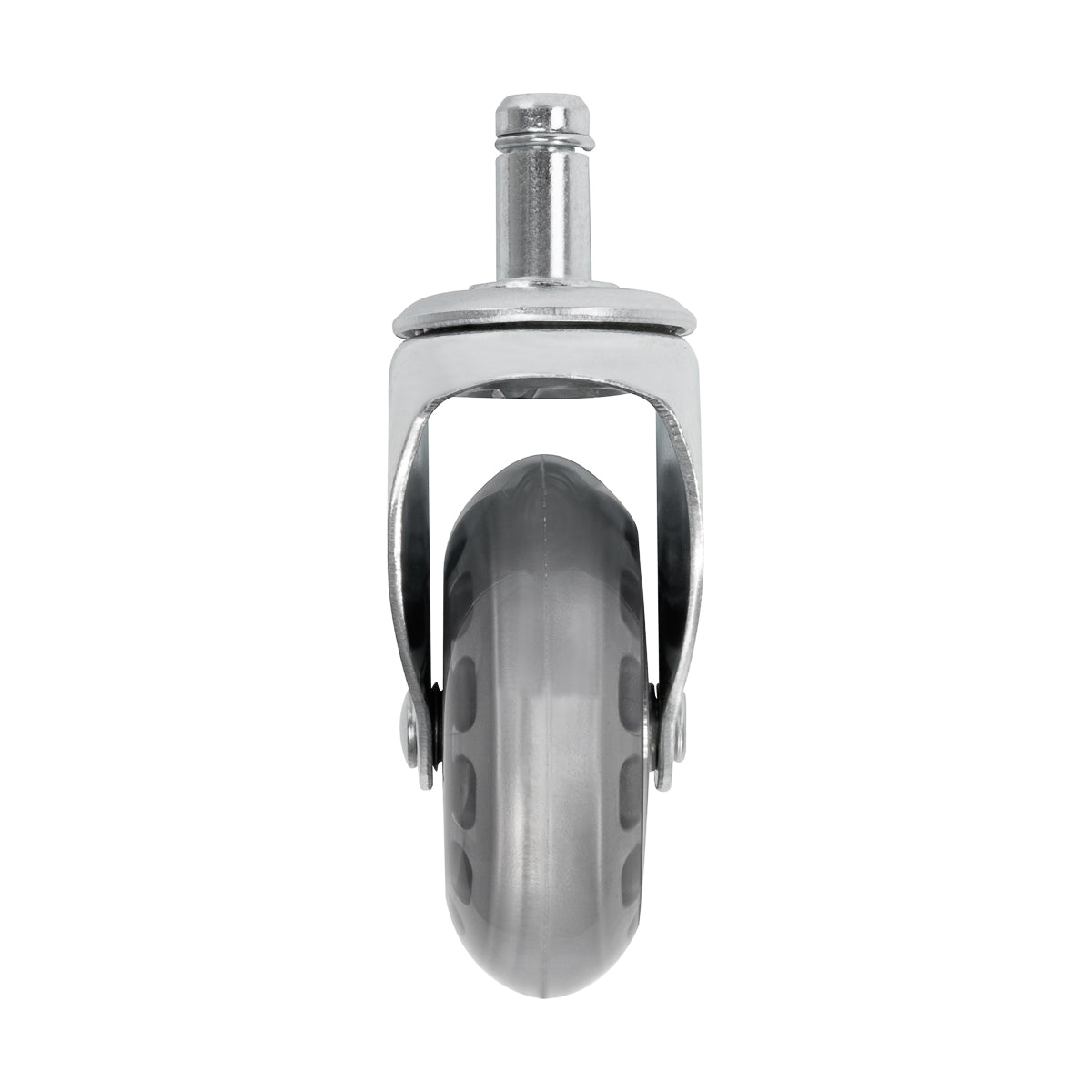 Roll Speed silberne Einsteckhockerrollen, 5er Set