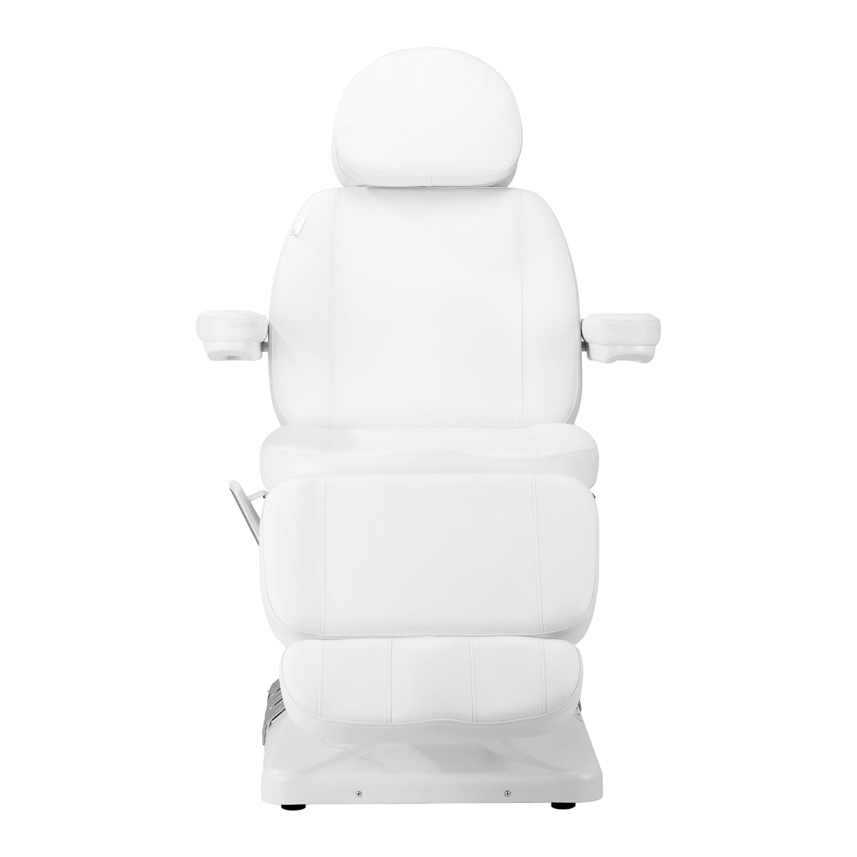 SILLON Luxus-Kosmetikliege, elektrisch, 3 Motoren, weiß, Fußbedienung