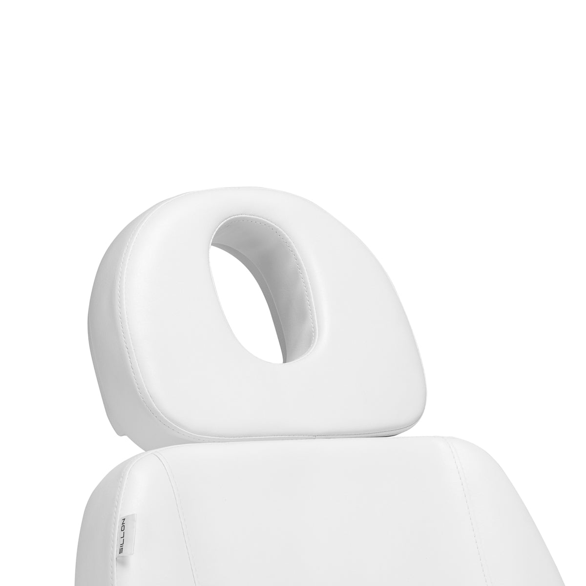 SILLON Luxus-Kosmetikliege, elektrisch, 3 Motoren, weiß, Fußbedienung