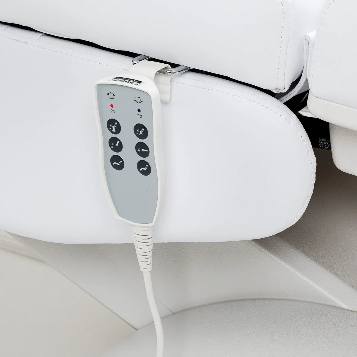 Azzurro Lux - Elektrisk behandlerbriks til pedicure med 3 motorer, hvid