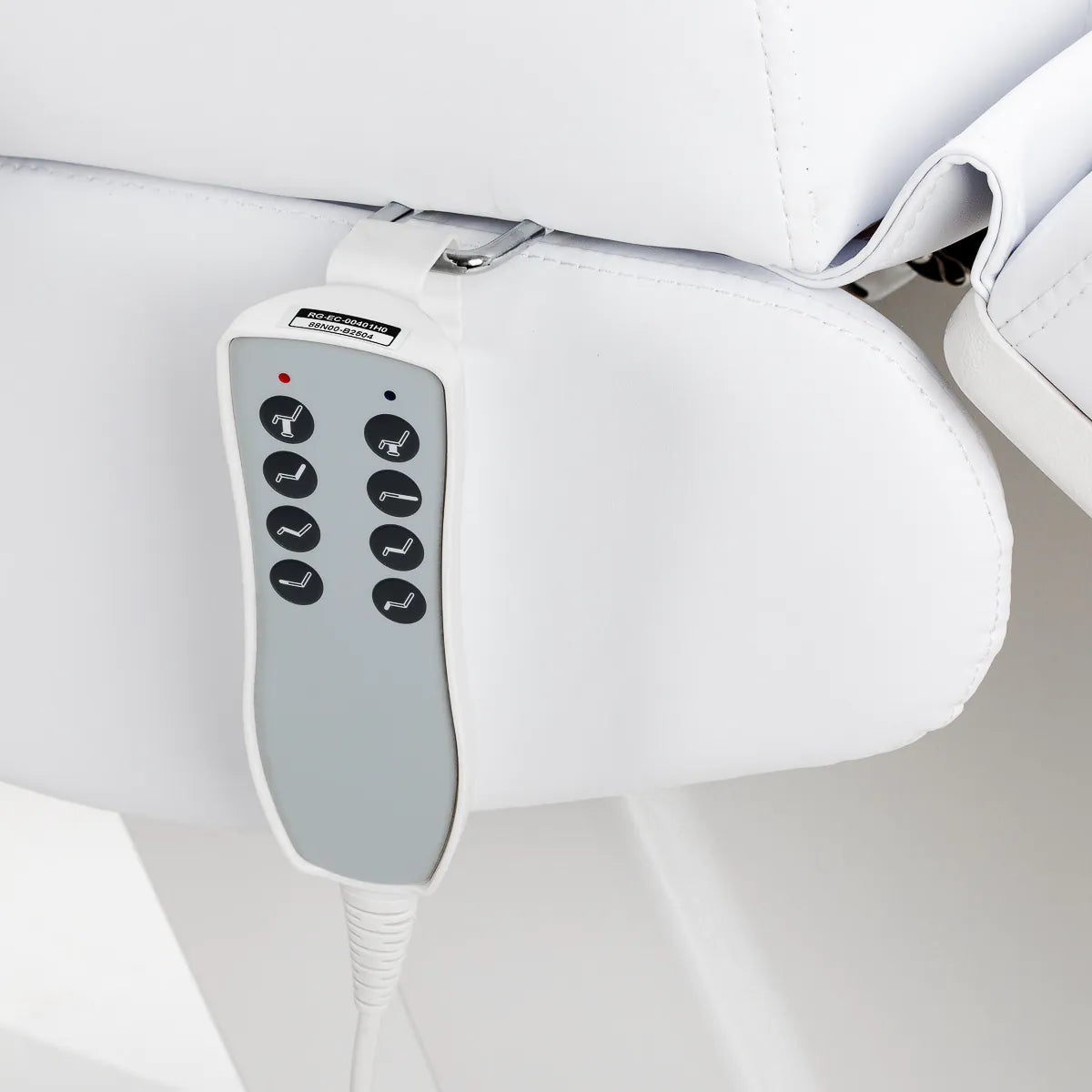 Azzurro Lux - Elektrisk behandlerbriks med vuggefunktion 4motors hvid