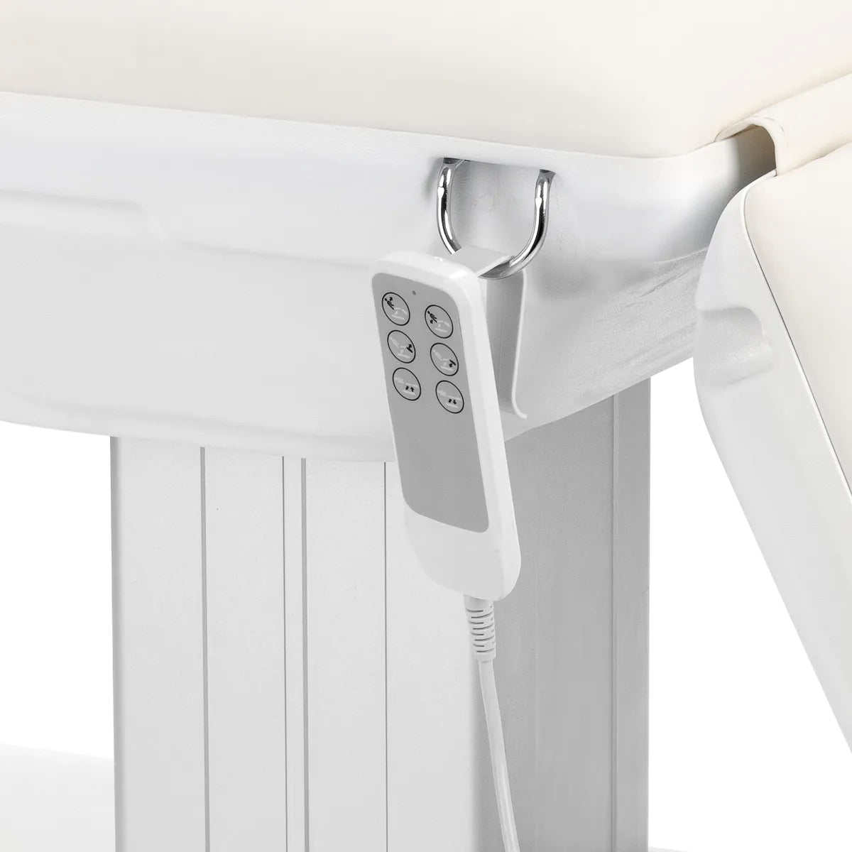 Sillon Eclipse - Elektrische Behandlungsliege mit 3 Motoren Weiß