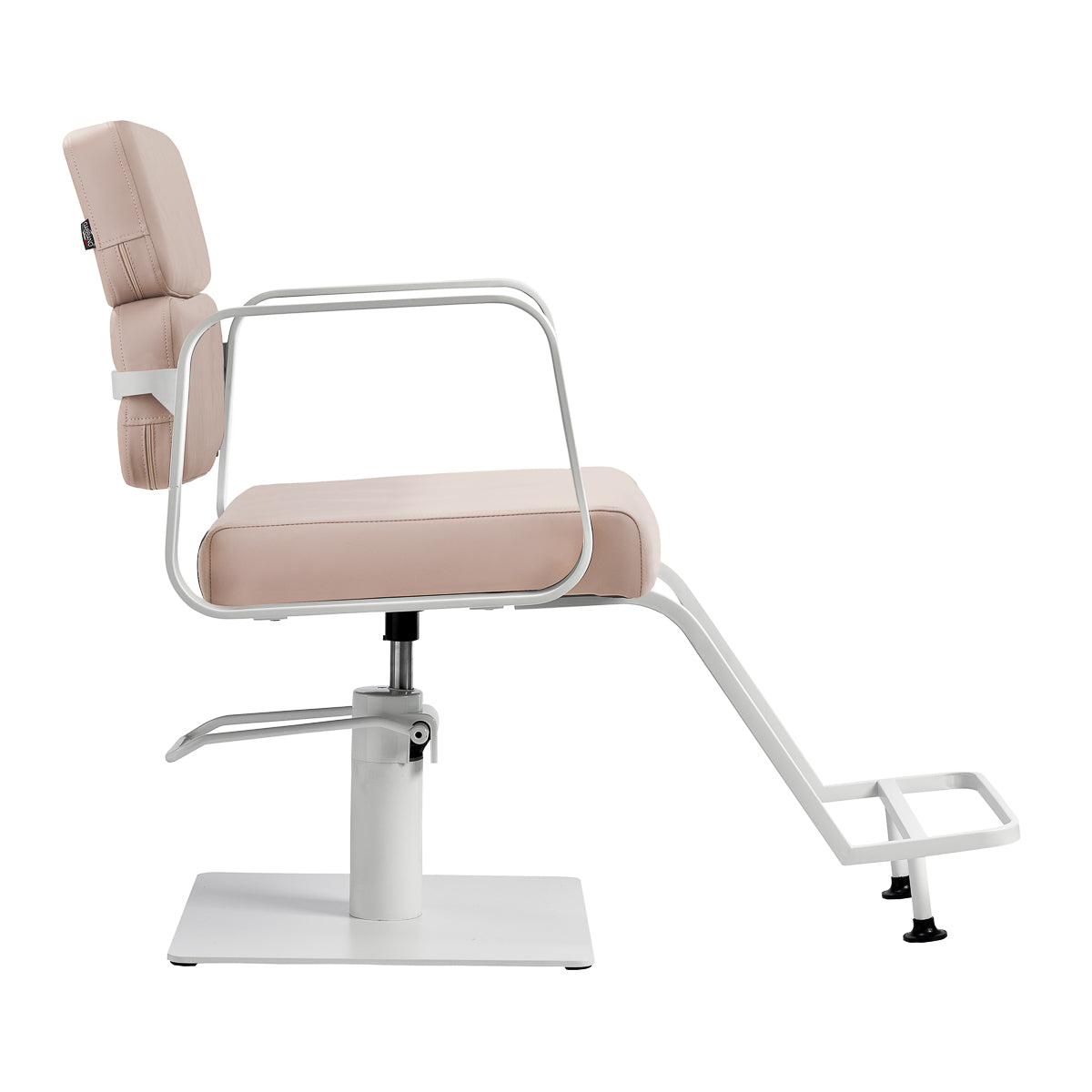 Gabbiano frisørstol Porto hvid beige