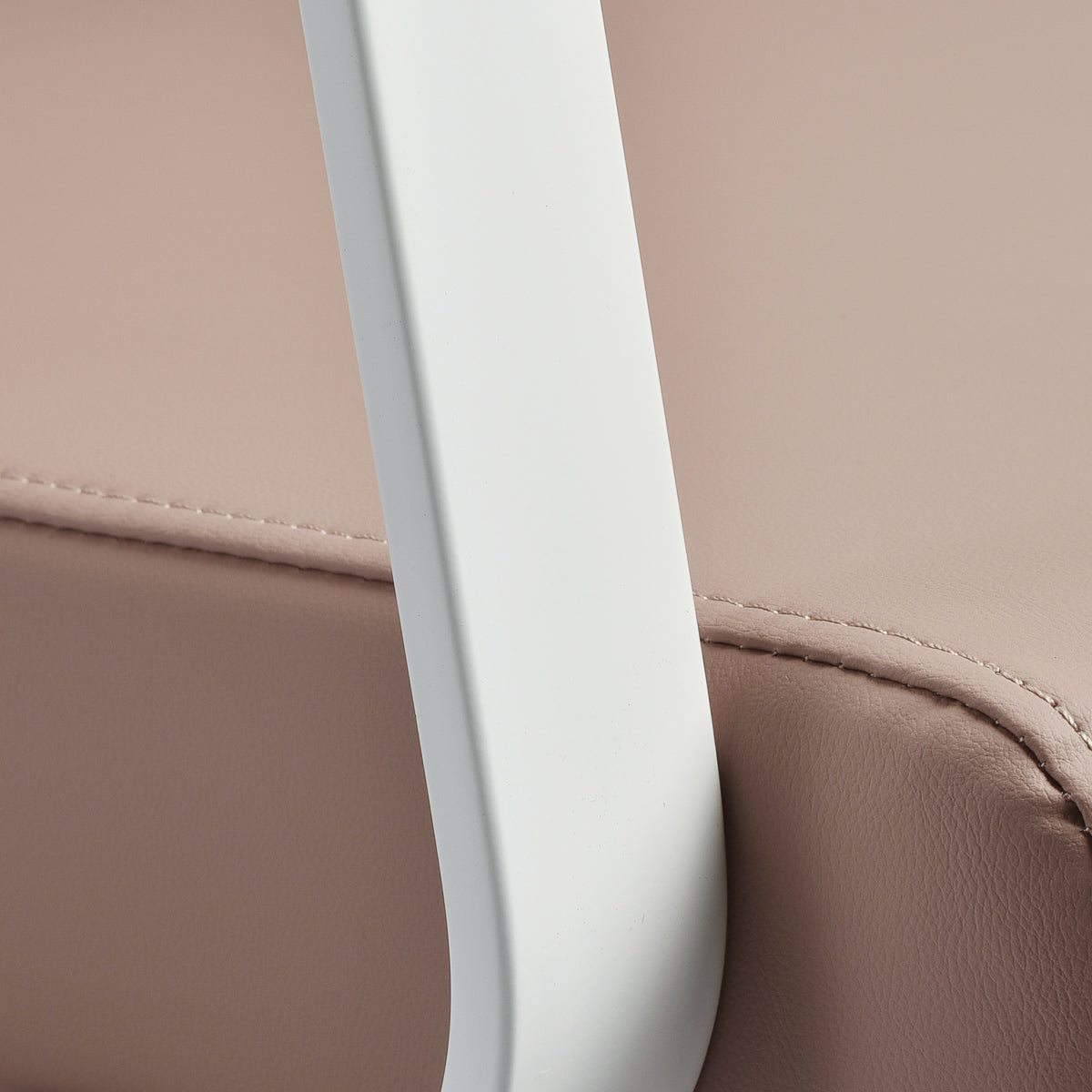 Gabbiano frisørstol Porto hvid beige