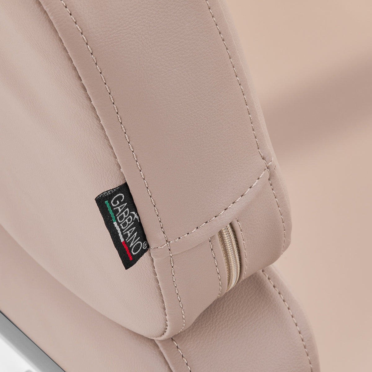 Gabbiano frisørstol Porto hvid beige