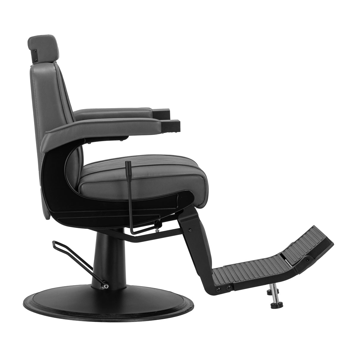Hair System BM880 Grå barberstol med sort stel