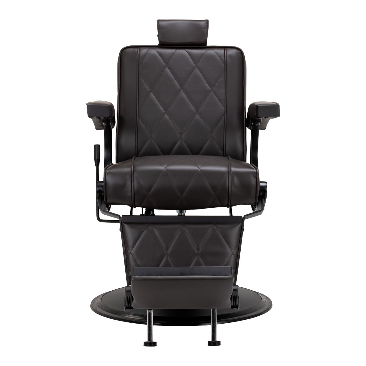Hair System BM880 brun barberstol med sort stel