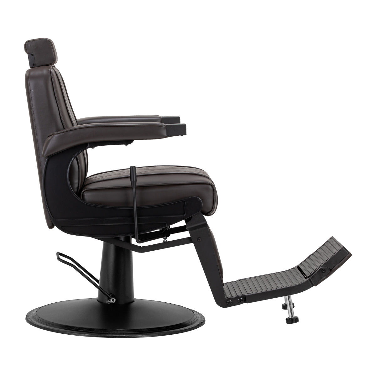 Hair System BM880 brun barberstol med sort stel