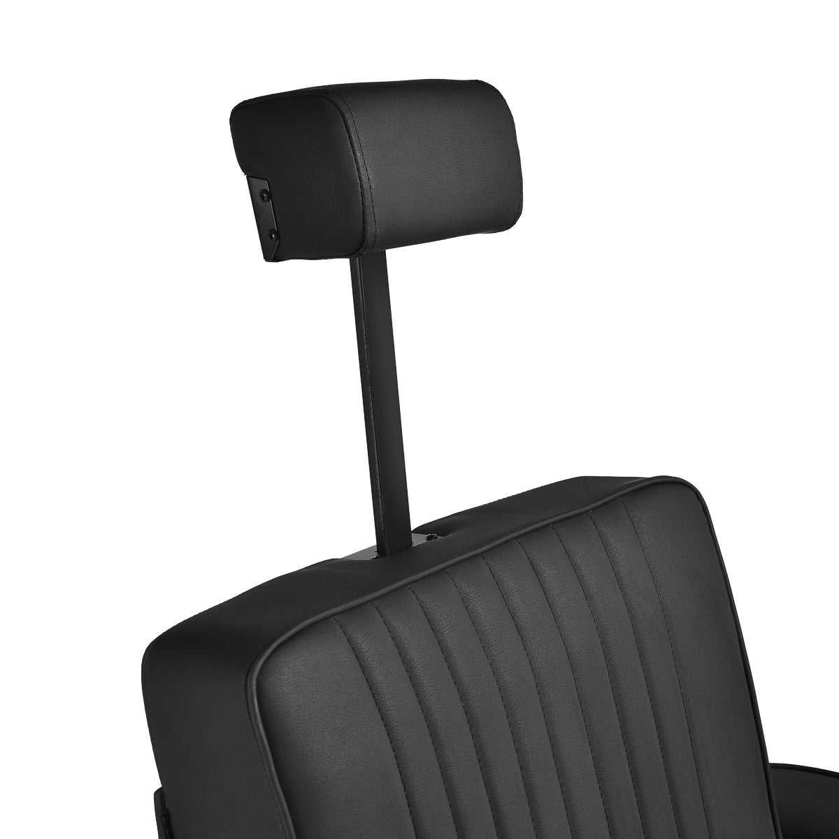 Gabbiano Levi sort barberstol med sort stel