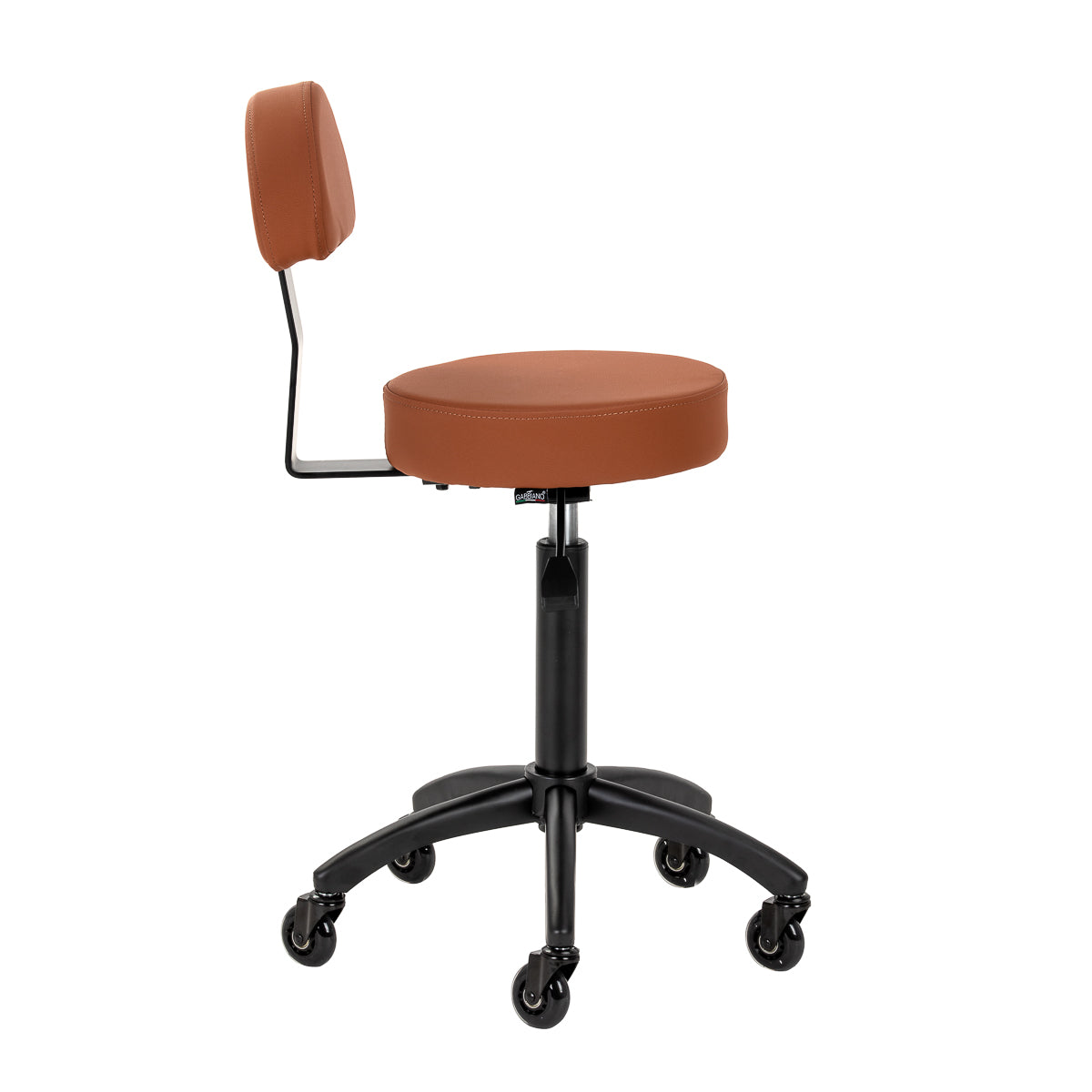 Gabbiano D026 brun frisørskammel
