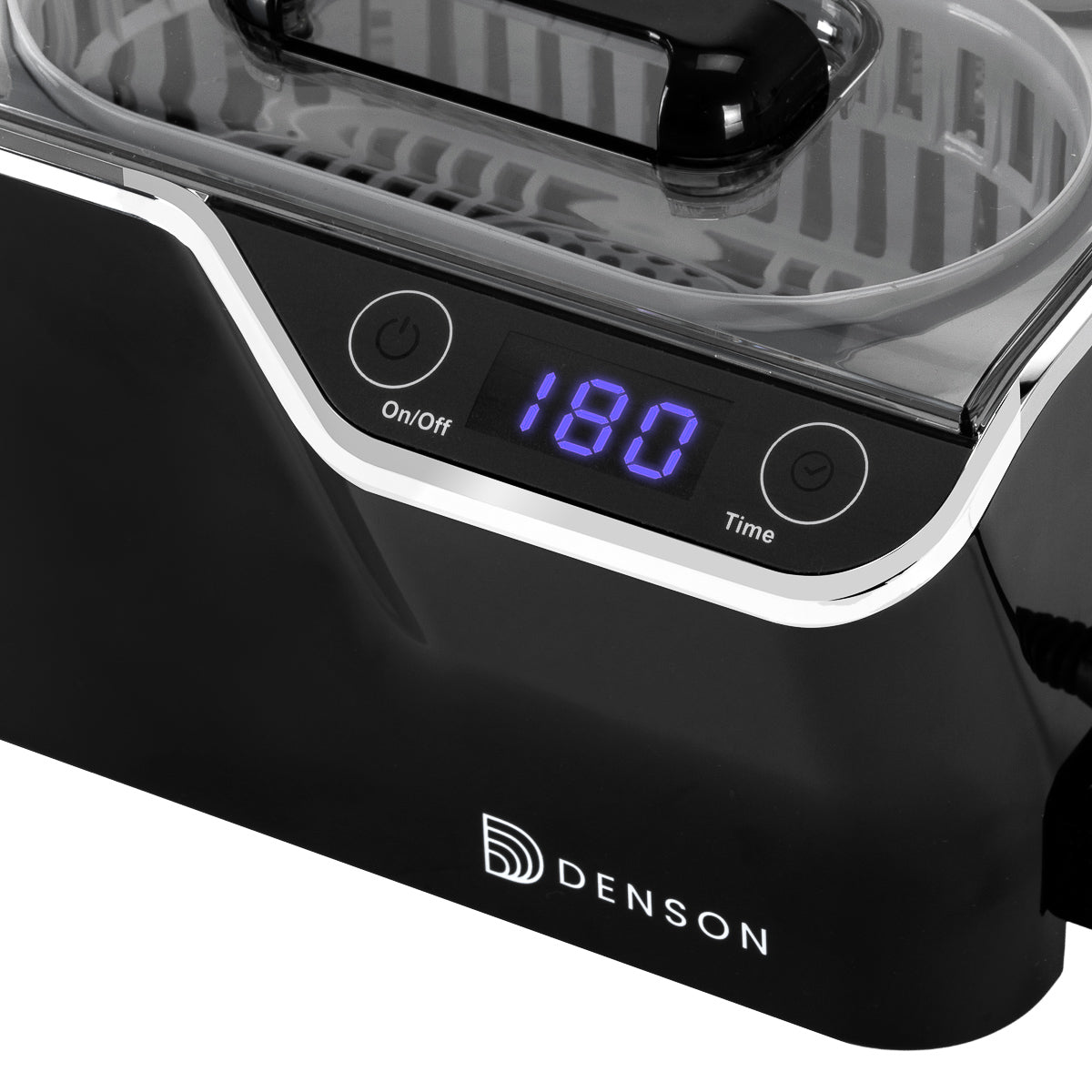 DENSON ACDS-100 ultralydsrenser, kapacitet 0,6 L, 50W, sort