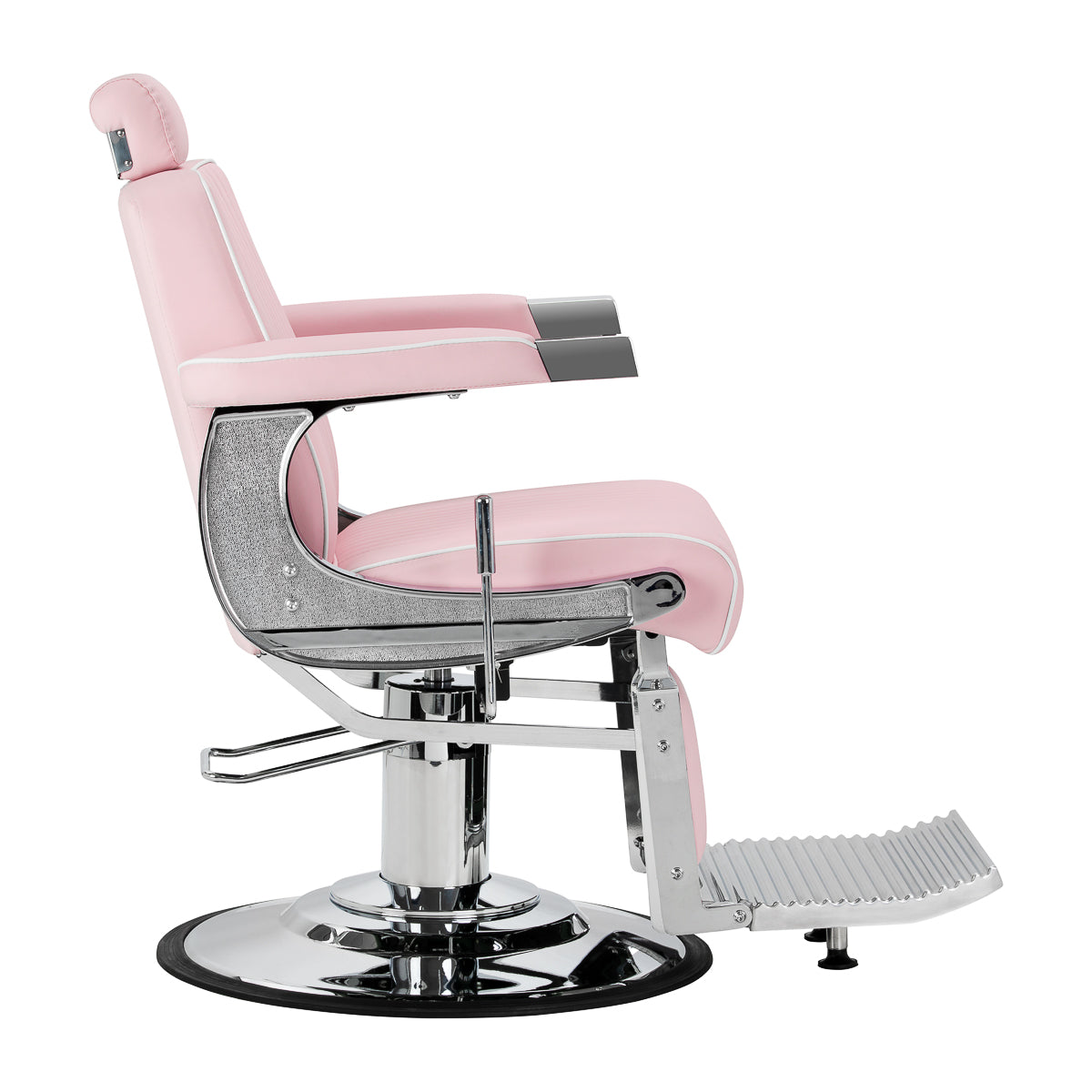 Gabbiano Visionerio barberstol med pink kromramme