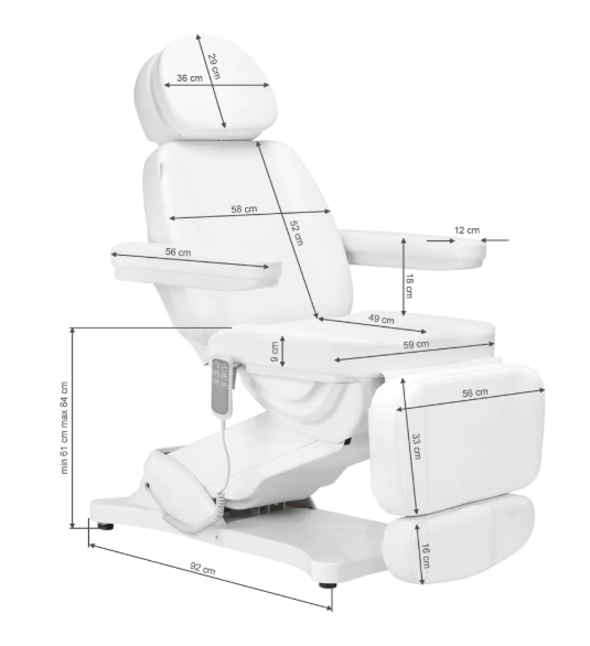 Elektrisk Kosmetik Briks 3 Motor Hvid