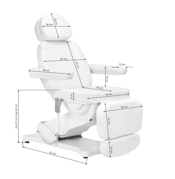 Elektrisk Kosmetik Briks 3 Motor Hvid