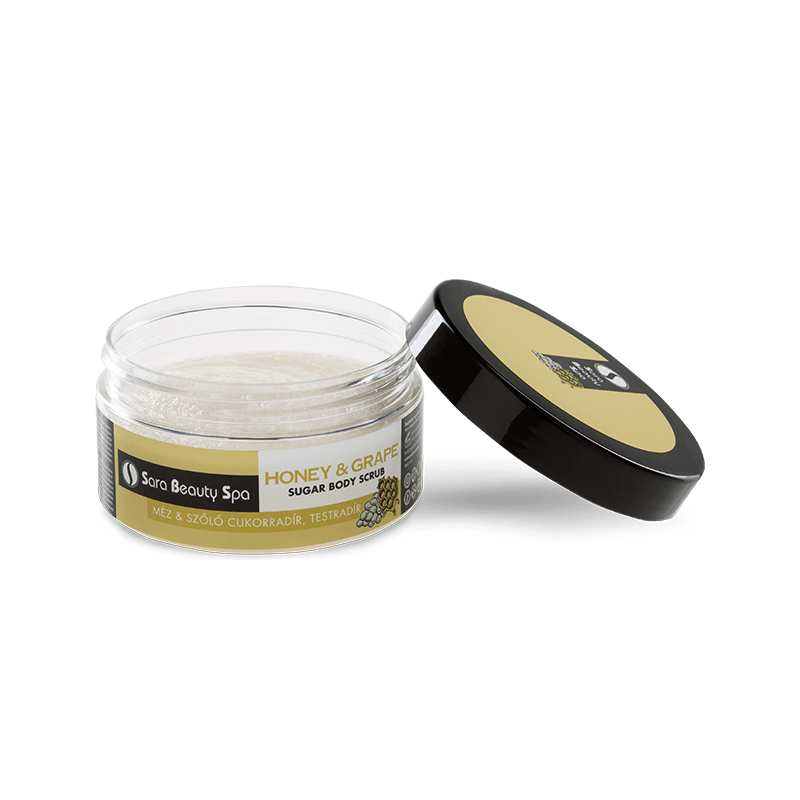 Honning & Grape Salt Body Scrub - Naturlig Fugtgivende Pleje - Next Cosmeitcs