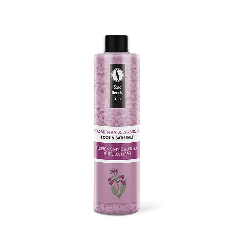 Bade- og Fodbadesalt - Arnica & Comfrey for Lindrende og Plejende Effekt - Next Cosmeitcs