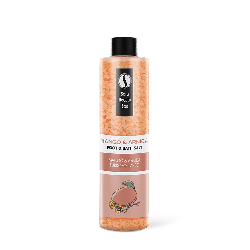 Bade- og Fodbadesalt - Mango & Arnica for Opfriskende Pleje til Kroppen - Next Cosmeitcs