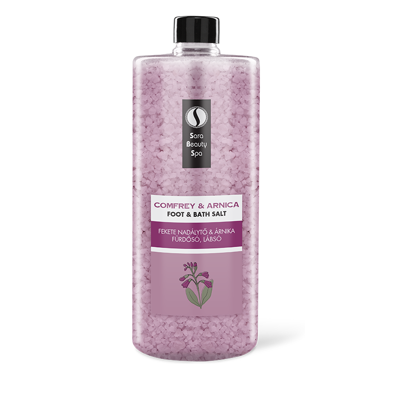 Bade- og Fodbadesalt - Arnica & Comfrey for Lindrende og Plejende Effekt - Next Cosmeitcs