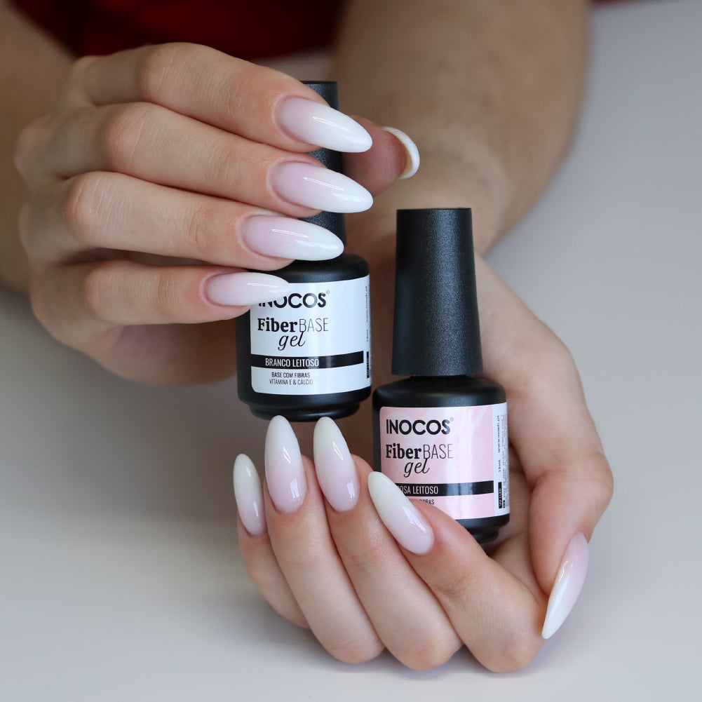 Fiber Base Gel - Milky White - Styrke og Holdbarhed til dine Negle - Next Cosmeitcs