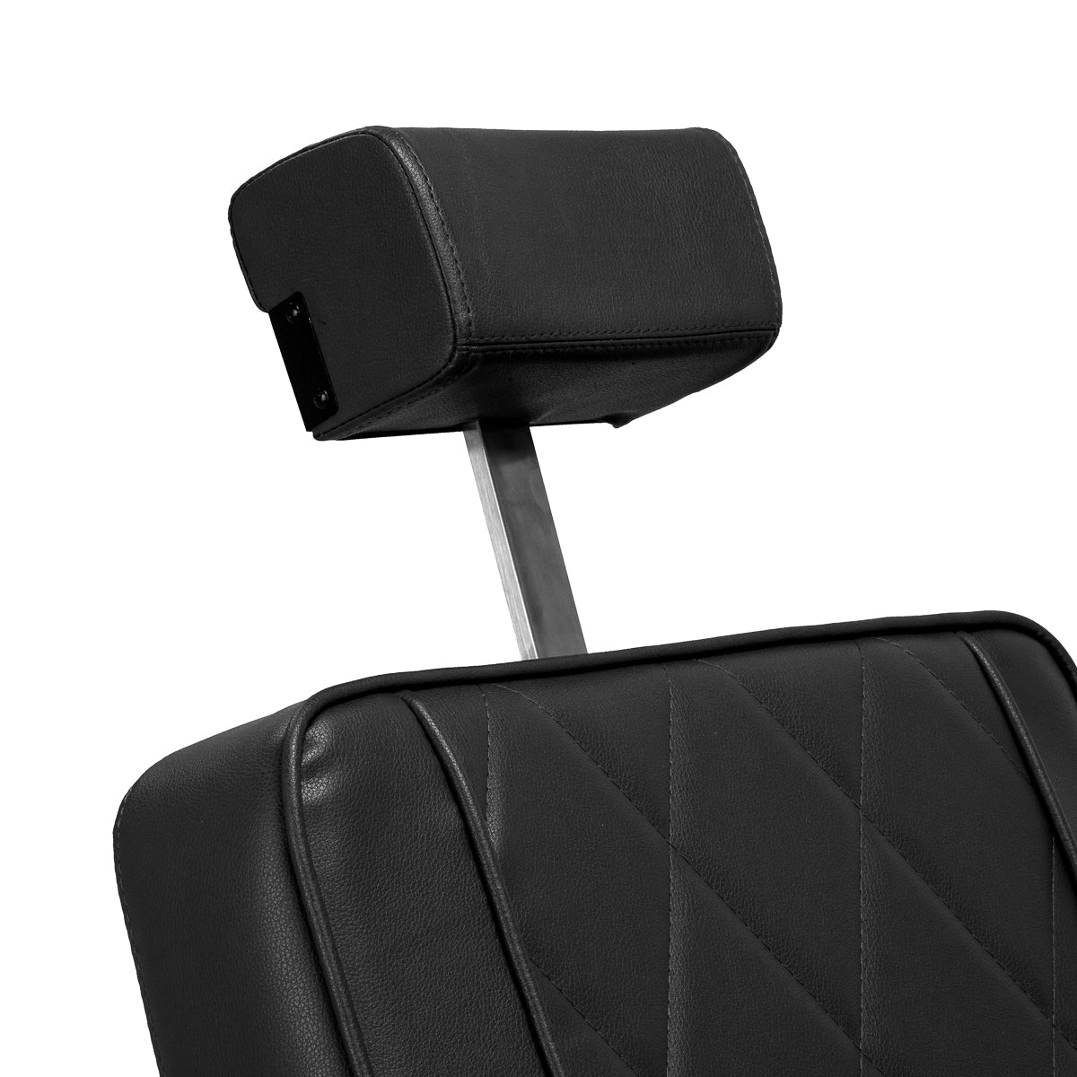 Professionel barberstol i sort fra Hair System – robust BM880-model med sort stel.