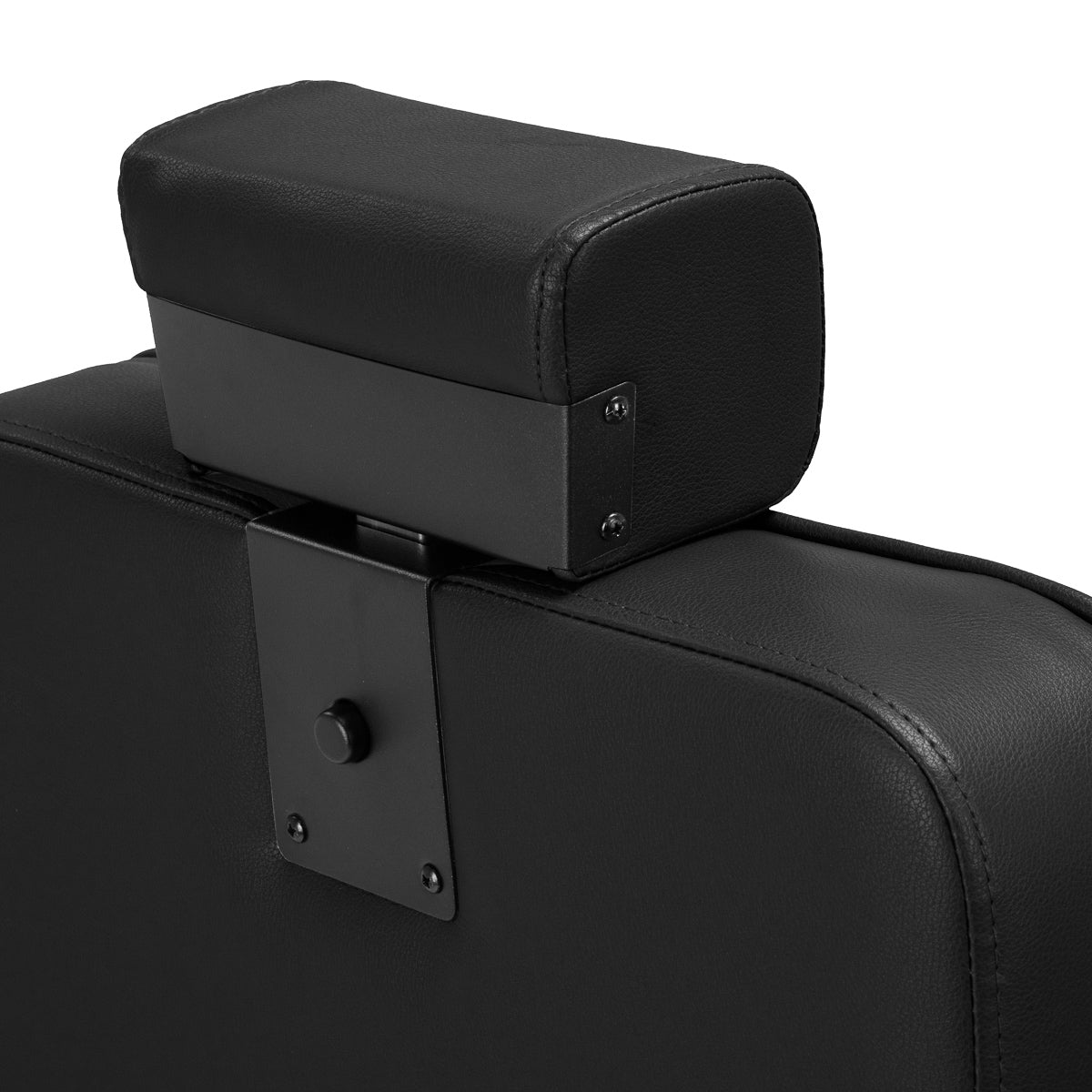 Professionel barberstol i sort fra Hair System – robust BM880-model med sort stel.