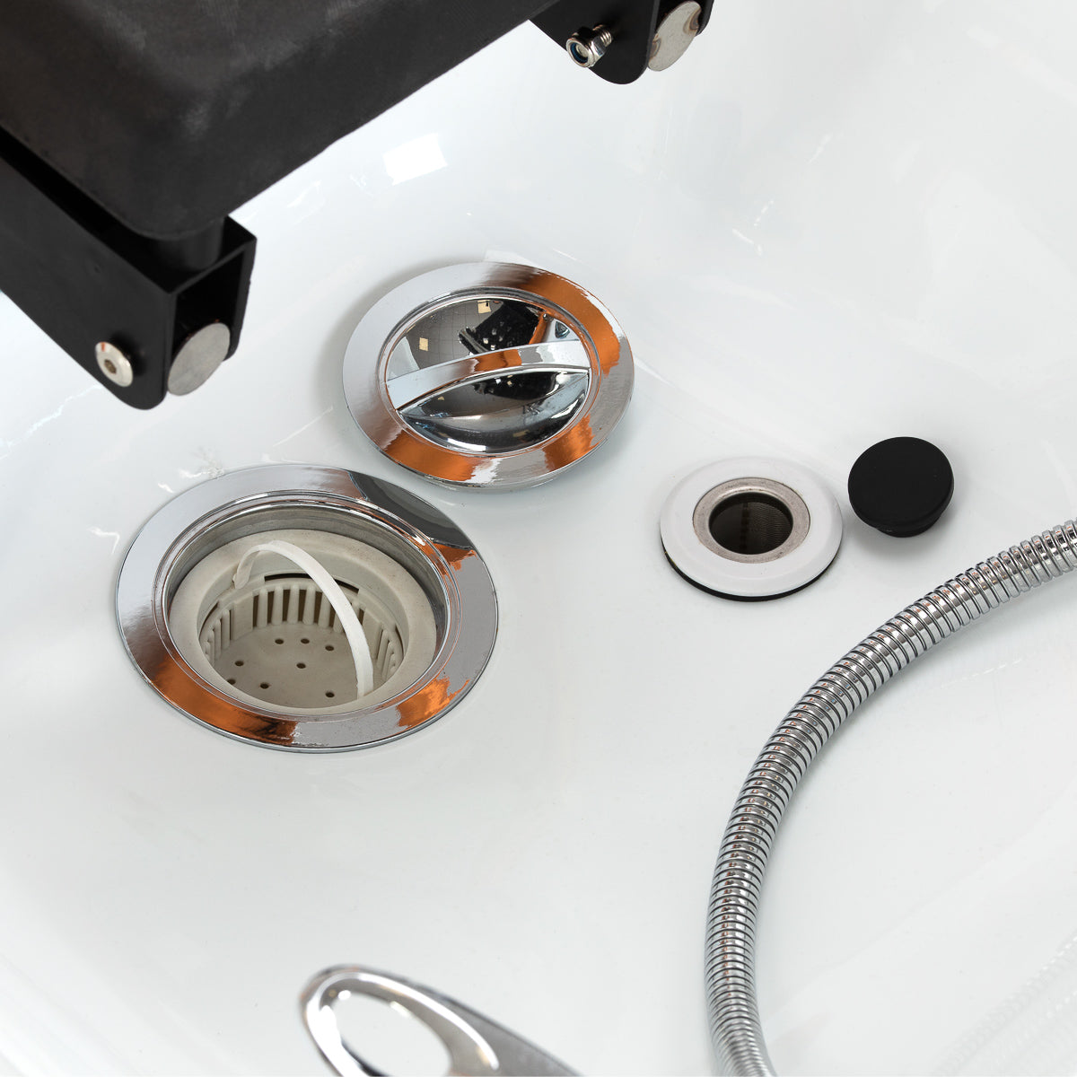 Gabbiano Head Spa Maldiverne vaskestol i beige – luksus og komfort til moderne saloner.