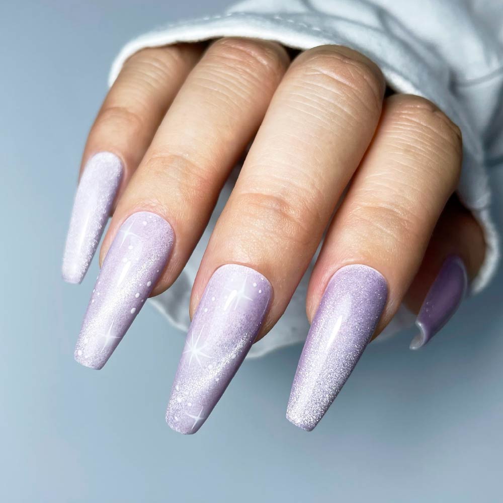 Kawaii Lilac Gel Lak - Lilac Farve med Glansfinish - Next Cosmeitcs