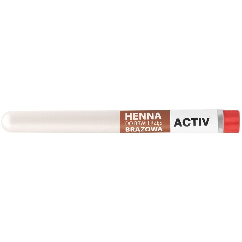 Pulveriseret henna til bryn og vipper, brun 20 g - Next Cosmeitcs