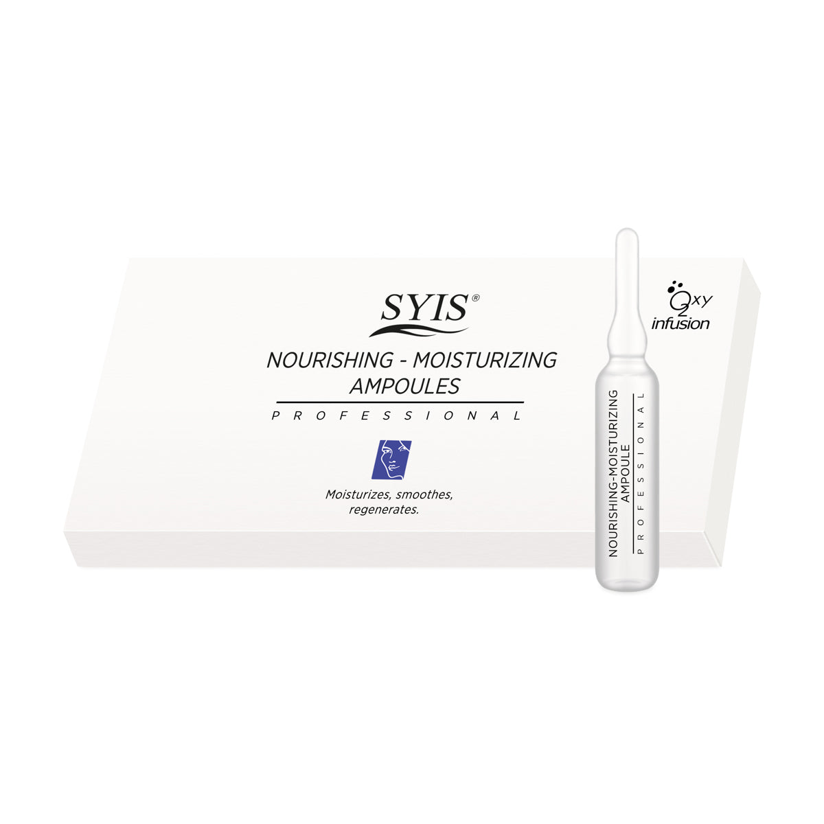 Syis fugtgivende og nærende ampuller serum 10 x 3 ml - Next Cosmeitcs