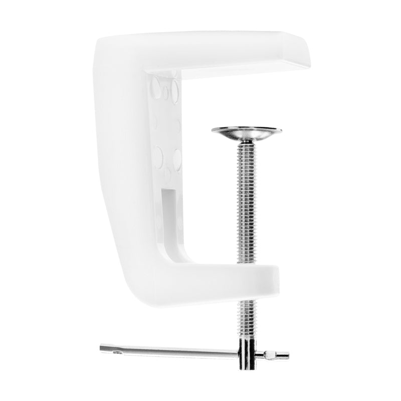 Hvid lup lampe bordplade holder - Next Cosmeitcs