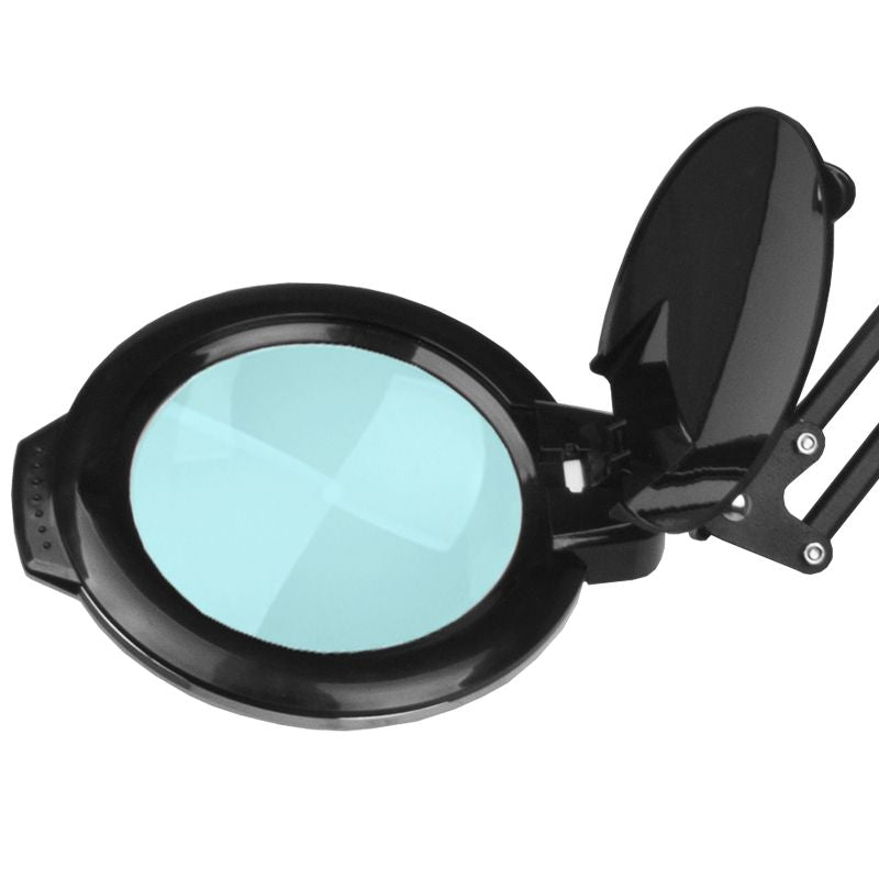 GLOW - Lup Ringlight 8013/6 til bordmontering, Sort - Next Cosmeitcs