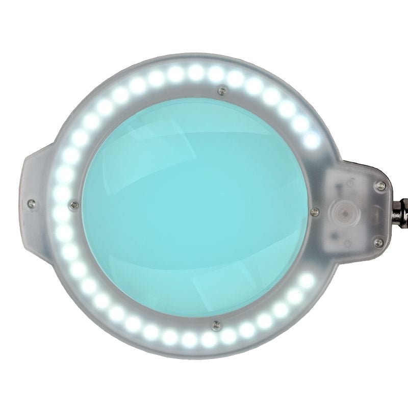 GLOW - Lup Ringlight 8013/6 til bordmontering, Sort - Next Cosmeitcs