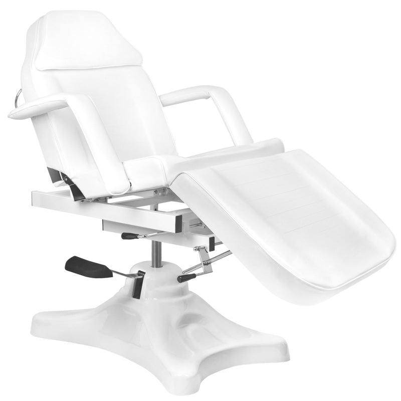 Hydraulisk kosmetikstol A 234D med vuggemekanisme, hvid - Next Cosmeitcs