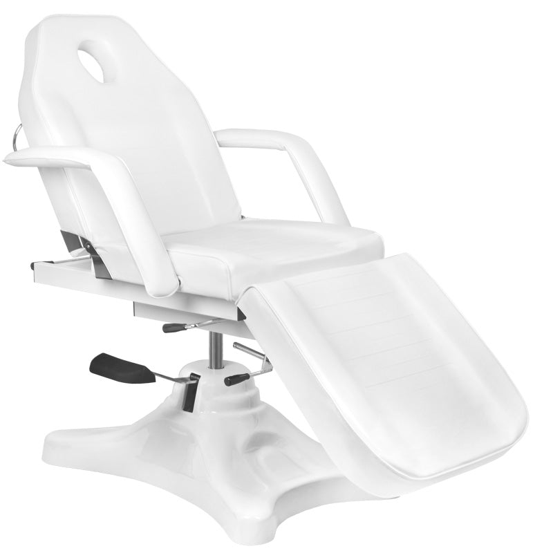 Hydraulisk kosmetikstol A 234D med vuggemekanisme, hvid - Next Cosmeitcs