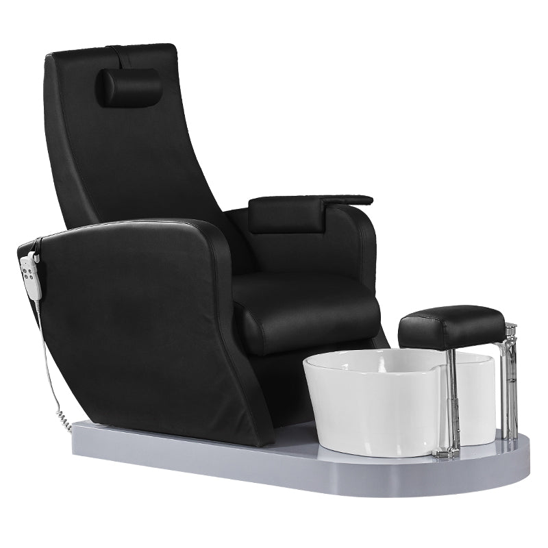 Azzurro 016B pedicure spa stol, sort