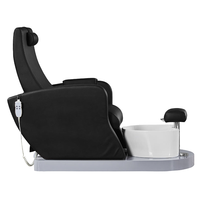 Azzurro 016B pedicure spa stol, sort