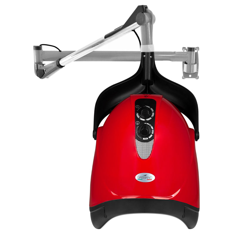 Gabbiano - Hængende Tørrehjelm Hood DX-201W rød - Next Cosmeitcs