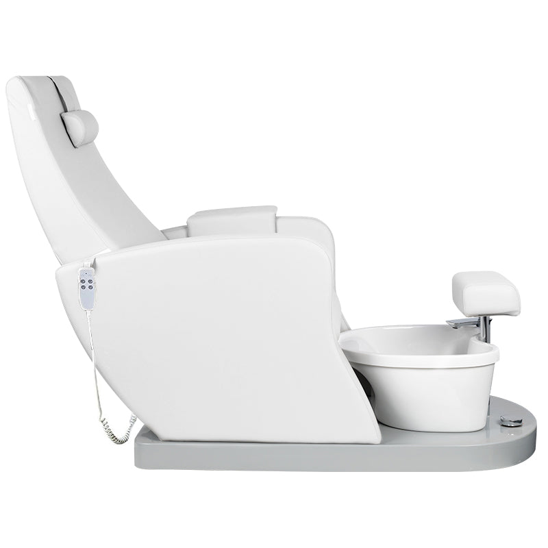 Azzurro 016B pedicure spa stol, hvid