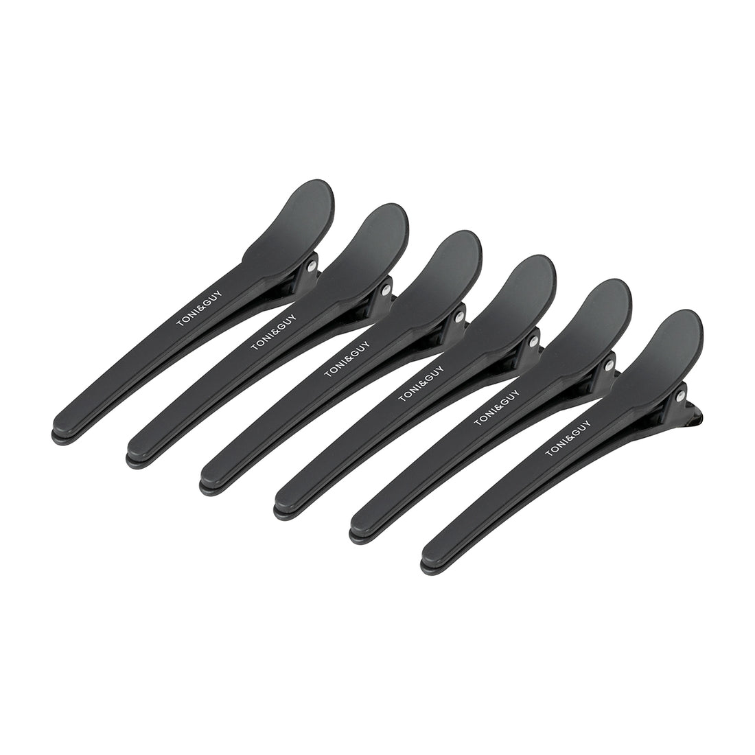 Hairdressing clips E-17 10 pcs 10.5 cm black
