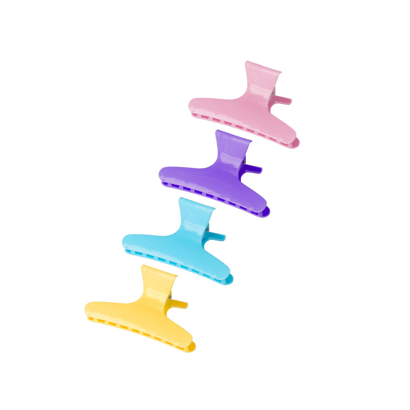 hairdressing clips E-47 12 pcs, 8.2 cm, mix color